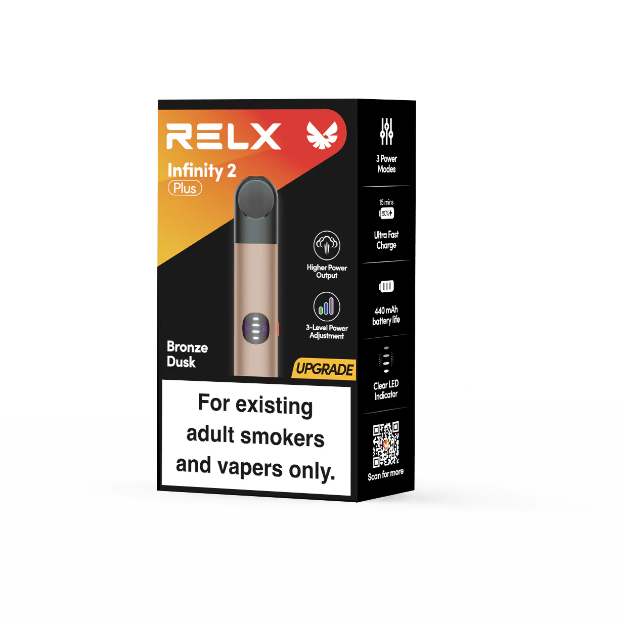 RELX Infinity 2 Plus Device Bronze Dusk Colors - Six Pandas